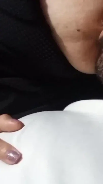 Kisses caresses fucking and many suckings of her big natural tits enjoying being