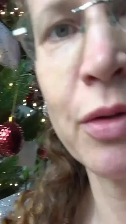 Licking Under the Christmas Tree