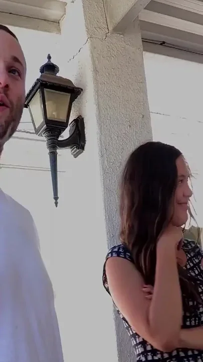 A beautiful couple gets horny and sneaks over to bang hardcore in their friends house