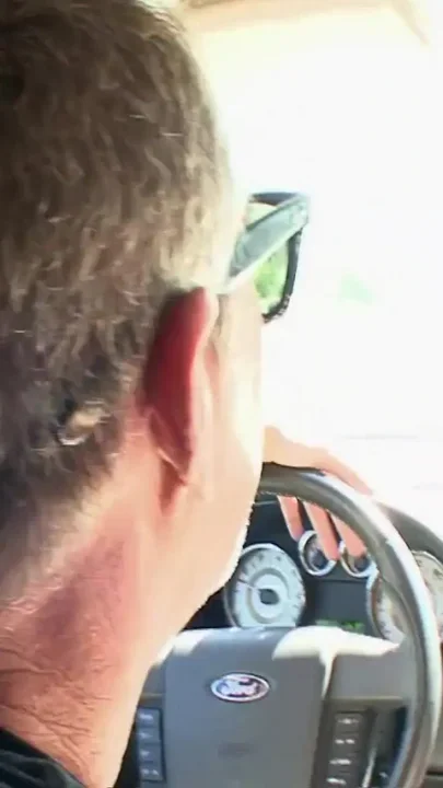 Big ass teen gets in car and gets fucked