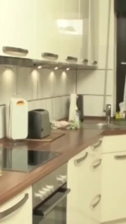 In the Kitchen the Plumber Gets a Hot Matured Housewife with Sexy Red Underwear to Fuck