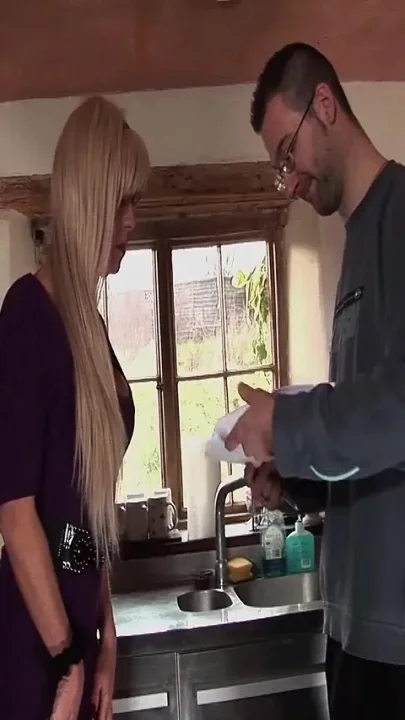 Nasty Shemale Gets Her Ass Pumped by a Young Guy with Hard Cock