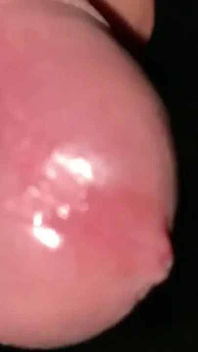 Close up Glans with Precum and Cumshot - Twink Huge Cock