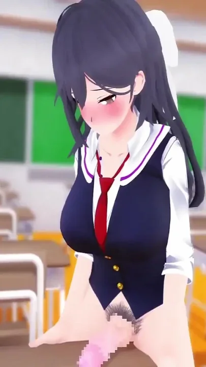 Hikari Futa Desk Masturbation futa Shemale
