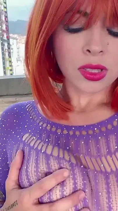 Anitta Miller Is Masturbating and Blowjob a Dick on the Terrace