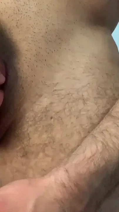 Playing with my trans man's penis and my sex packer Clip 1