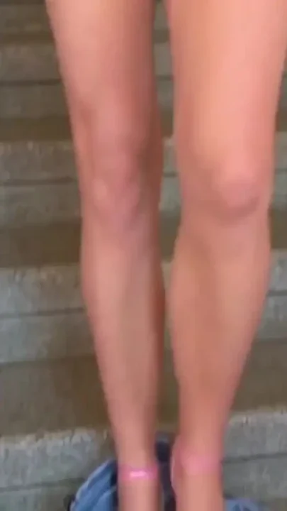 Amazing slut fucking on the stairs