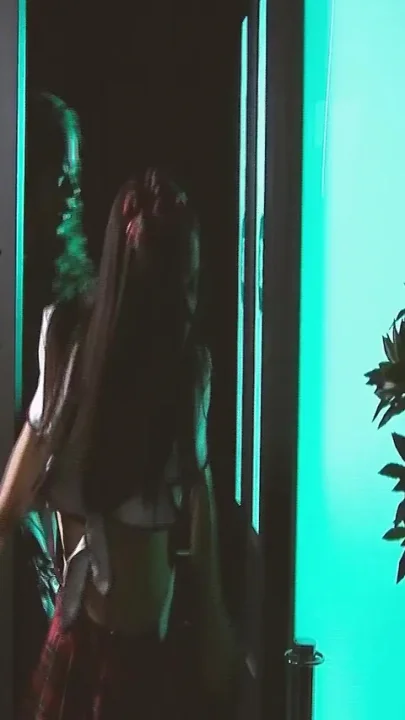 Booty Threesomes Scene-4 Hot Brunette girls Fucking in the Alley with a Latex Masked Man