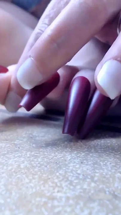 Clipping off long toenails