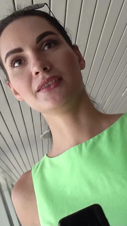 German Scout - Slim Teen Megan Venturi with Small Tits Talk to Risky Holiday Casting Fuck