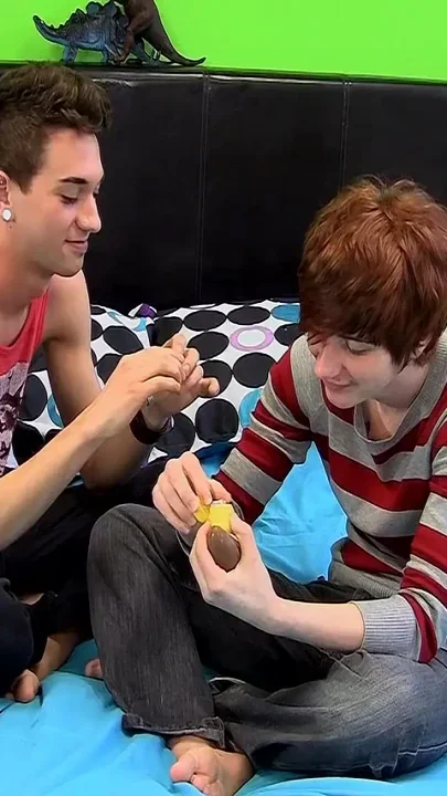 Twink Boys Share Their Toys