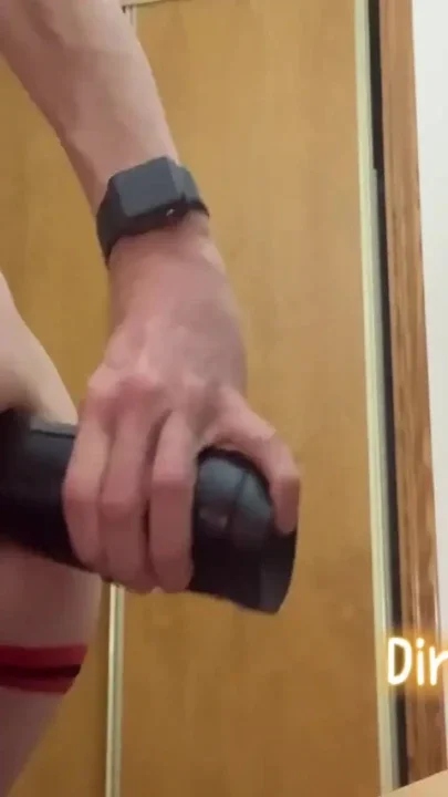 Luke uses baseball batt to service himself