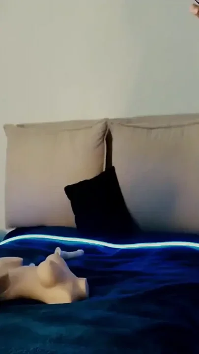 Behind the Cameras Recording a POV with a Sex Doll and the Sexy Candy Camille