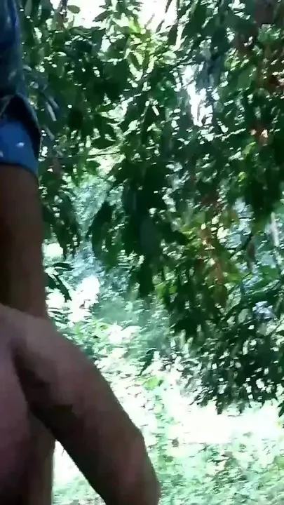 Big Cock Shaking in Forest