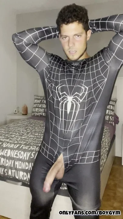 My HUGE SPIDERMAN CUM