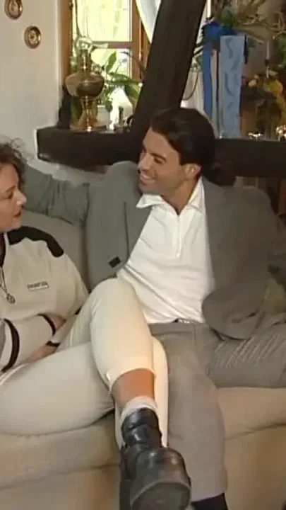 German slut fucking on the sofa