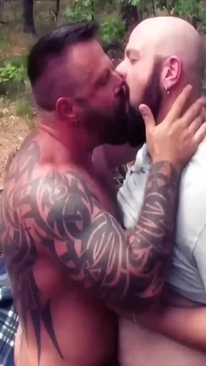 Bearfilms Bears Marc Angelo and Skott Locke Having Outdoor 3way Fuck