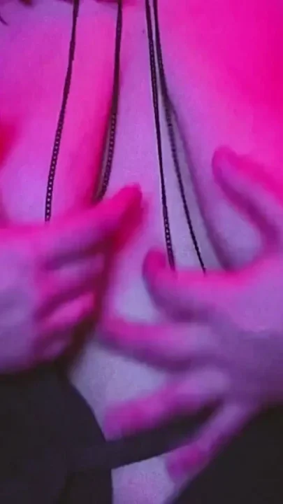 Sexy MILF Plays with Pierced Boobs