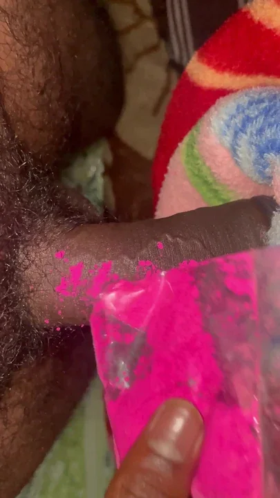 India desi gay black cock with bottle playing Clip 2