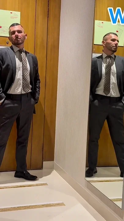 Businessman in Lingeries Plays with His Male-pussy and Shots Cum While Being
