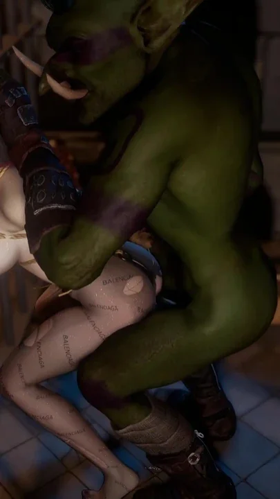 3D BBW Asian MILF Got Her Pussy Fucked so Hard by Huge Monster Dick