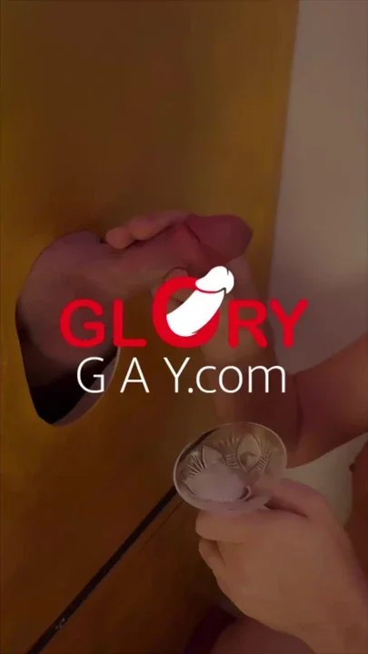 Greedy Cum Addict at the Gloryhole – Will He Drain Every Drop from the Cum Chalice