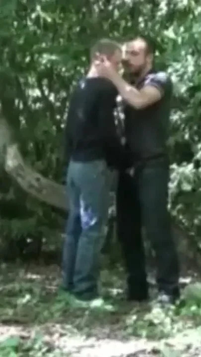 Young dude fucked in cruising wood by Stany Falcone