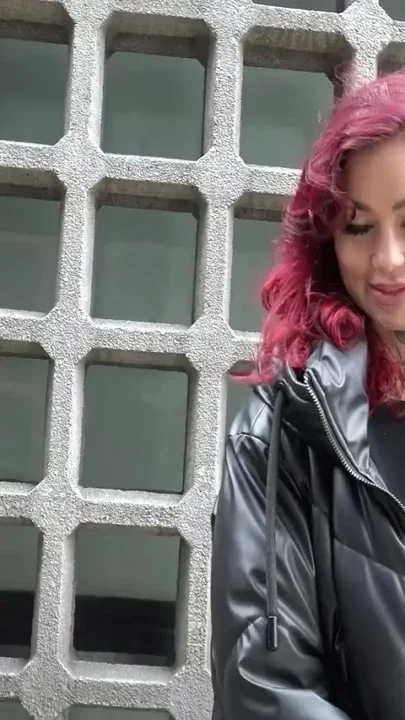 Redhead teen Ria Red pickup and casting fuck in Berlin
