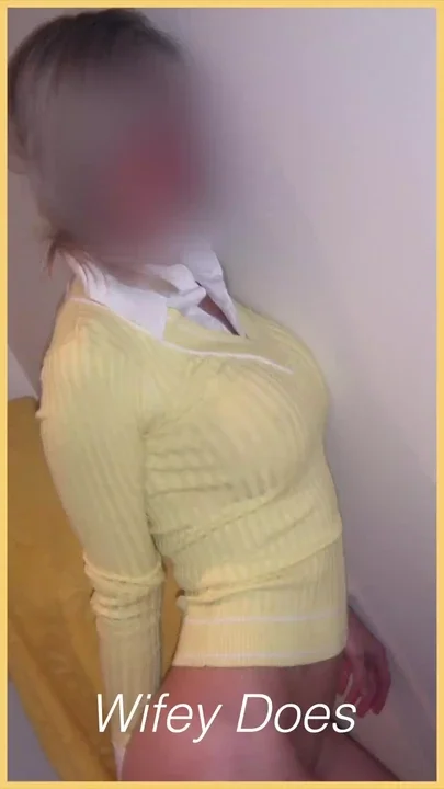 Wifey looks amazing in this hot braless shirt