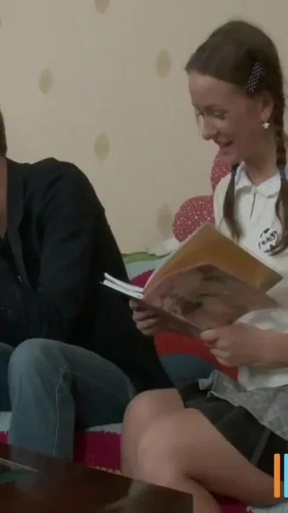 Young stud spraying his friend's lovely face with his seed