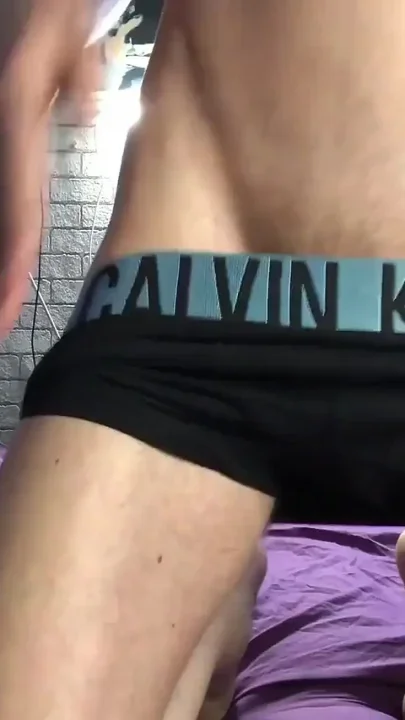 Young Twink Humping Pillow and Cum on It Without Hands