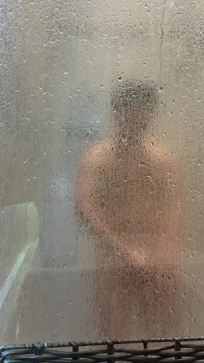 My step cousin came to visit and left the door open while he showered Clip 1
