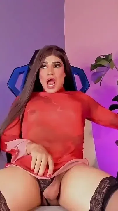 Wet Cock Inside Her Panty