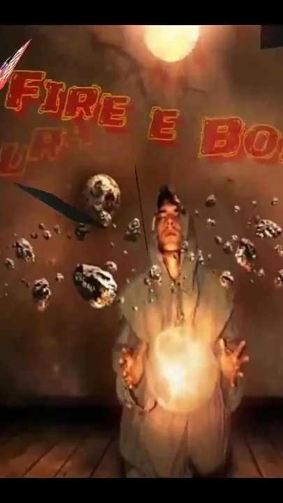 Blazing Fire Wizard and D4 Bombom in the Waterfall See Full on Red