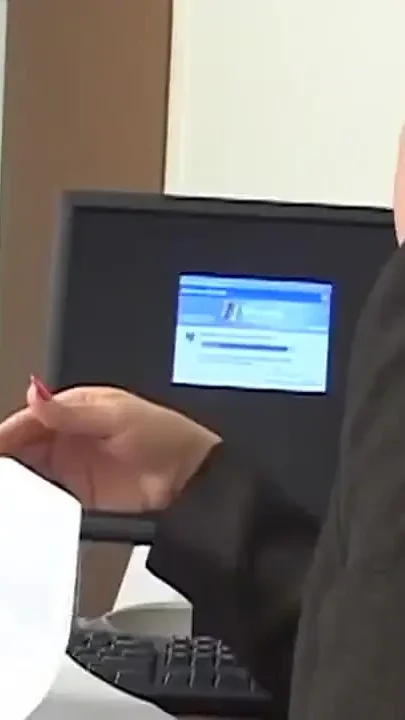 Pussy fucking masturbating in the office