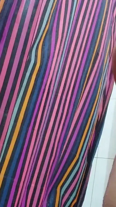 My chubby Mexican mother-in-law lets me record her while she showers Clip 1