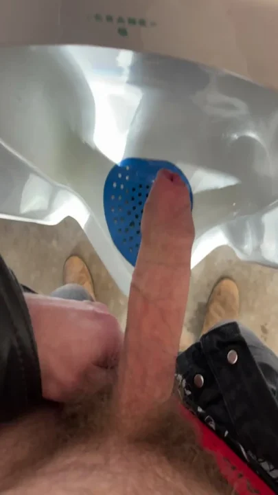 playing with my girthy uncut
