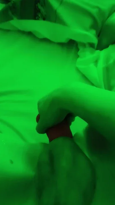 Trans woman dildos herself