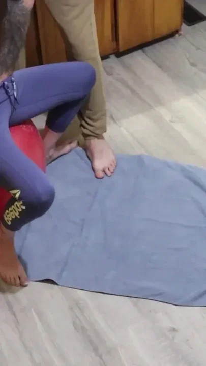 So horny I could HUMP an exercise ball ENDS IN MASSIVE SQUIRT Clip 1