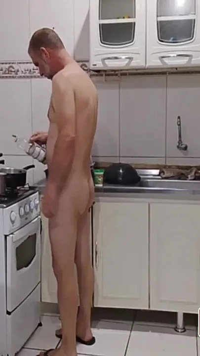 Gaycarmona Naked Making Food