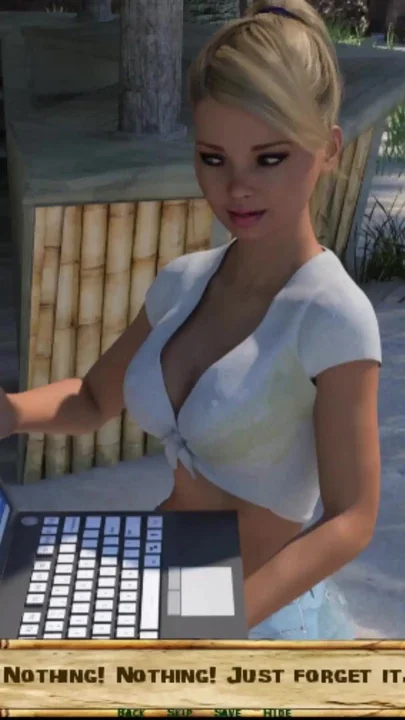 Lewd Island 5 - she really loves sucking cock as if she is a pro