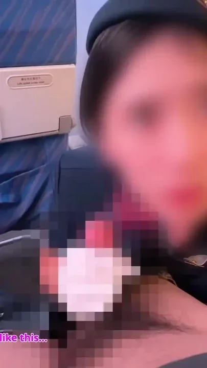 Flight attendant Service Sex Her blowjob and creampie pussy offered in lieu of a