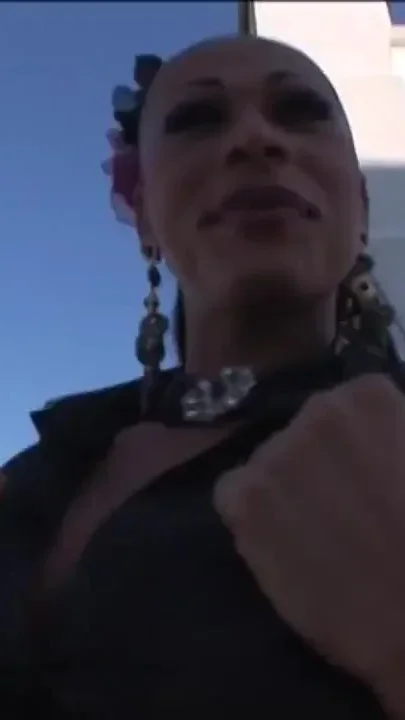 Horny tranny bangs his ass hard