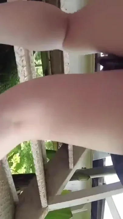 Slick Outdoor Tease with a Pink Tipped F Cup Beauty Soaked in Oil Part 2