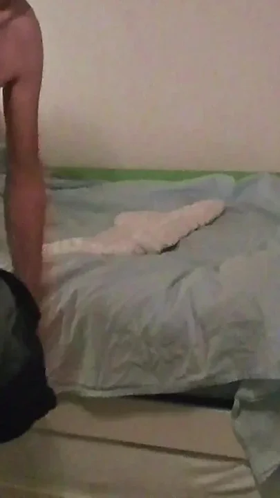 Naked Bed Hump Masturbation