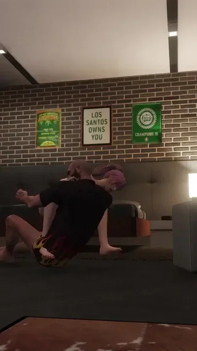 Trevor has sex with his boyfriend Franklin Clip 1