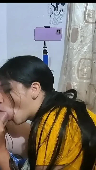 I give my stepdad a big blowjob in the BATHROOM Clip 1