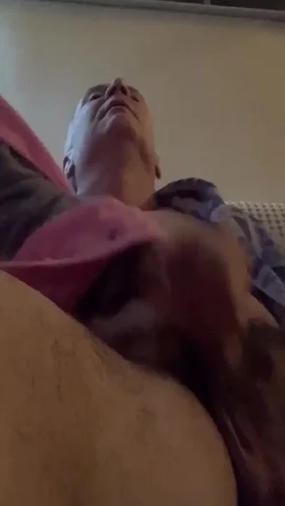 Watching Movies Together and Jerking off His Cock