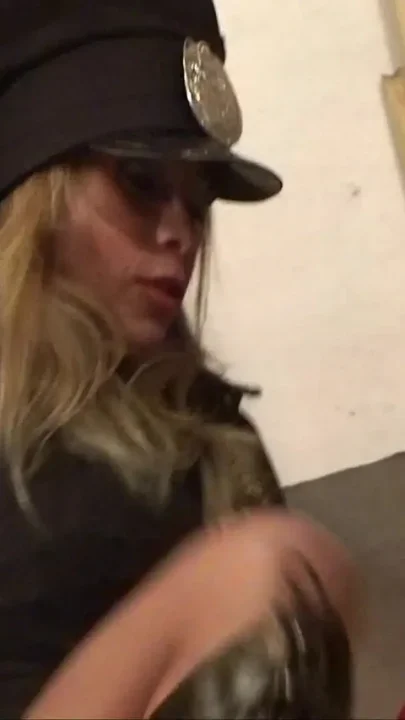 Hot Latina police MILF is hotter with any piece of clothes on her naked sexy muscled body