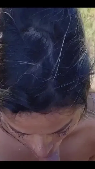 A little light sucking on the beach